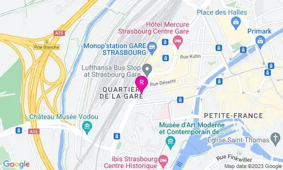 Localisation Restaurant  La Grande Vitesse