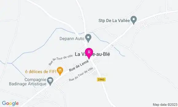 Localisation Brasserie de la Vallée