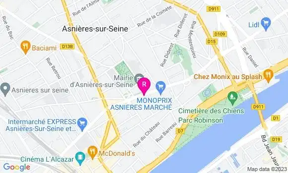 Localisation Brasserie de l