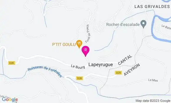 Localisation Auberge du Tilleul