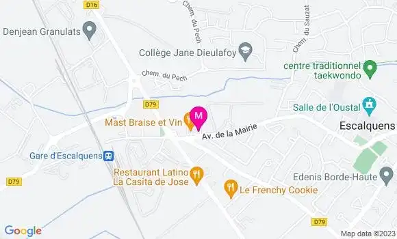 Localisation Restaurant  Mast Braise et Vin