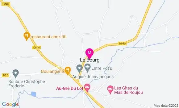 Localisation Restaurant  Le Quinsois