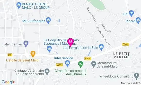 Localisation Restaurant  Le Ponton
