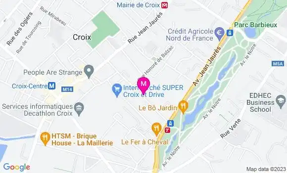 Localisation Restaurant  Le Central
