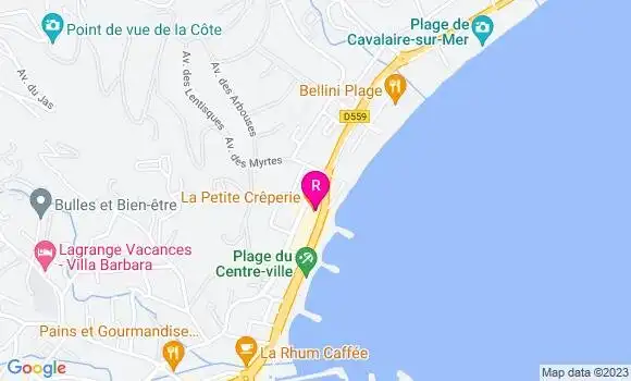 Localisation La Petite Crêperie