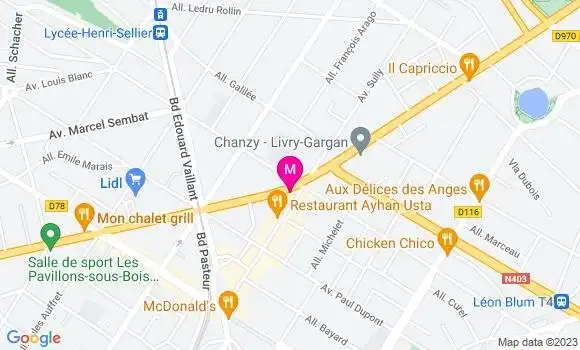 Localisation Restaurant  Lak Chiken
