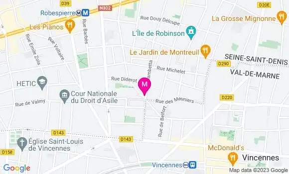 Localisation Restaurant  Aux Longs Quartiers