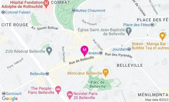 Localisation Restaurant Bar Le Discobar
