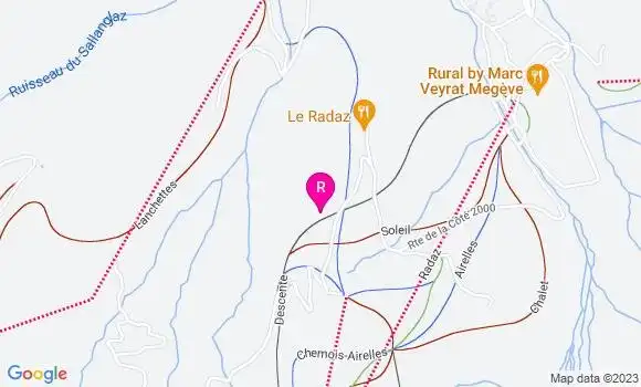 Localisation Restaurant  Le Radaz