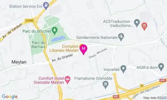 Localisation Restaurant Libanais Comptoir Libanais