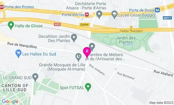 Localisation Restaurant  Dame Blanche