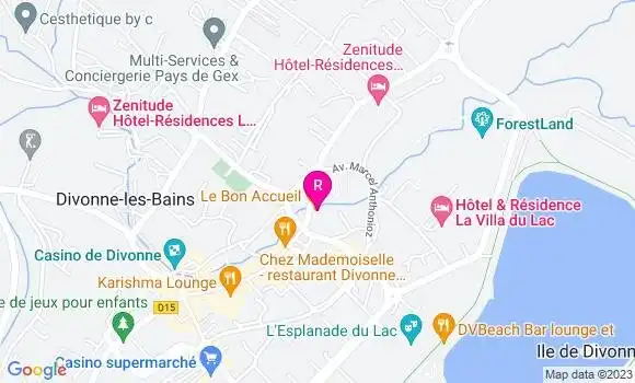 Localisation Restaurant  Le Bon Accueil