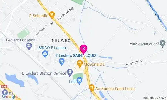 Localisation Restaurant  Au Bureau