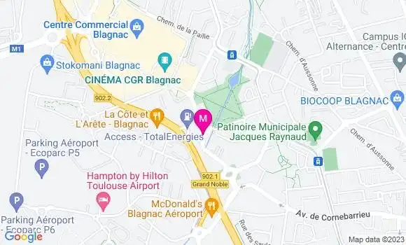 Localisation Pizzeria L