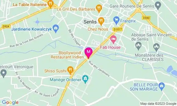 Localisation Restaurant Indien B Bollywood