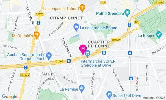 Localisation Restaurant  Café Foch