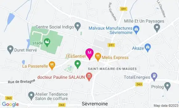 Localisation Restaurant  L