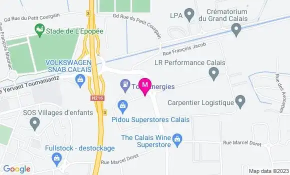 Localisation Restaurant  Le Touch Down