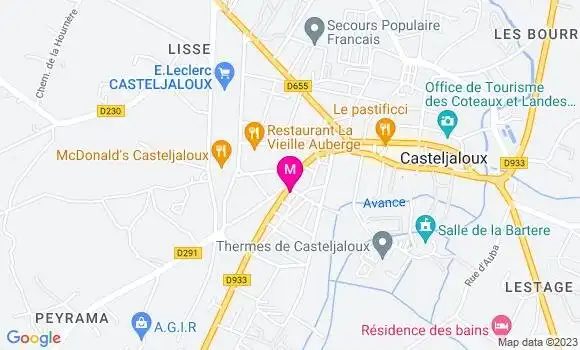 Localisation Restaurant  L