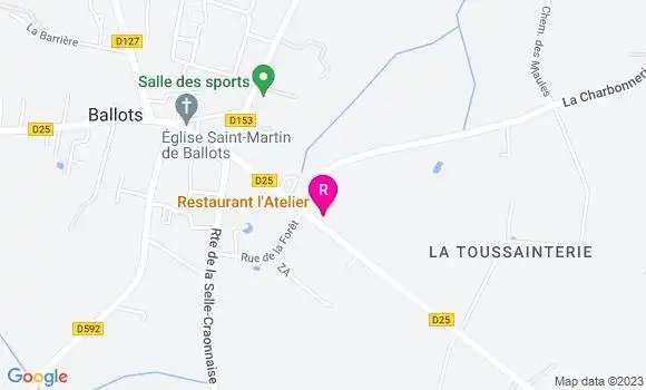 Localisation Restaurant  L