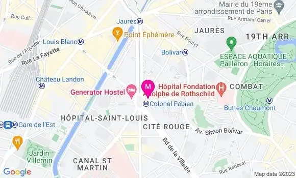 Localisation Restaurant  Café des Dames