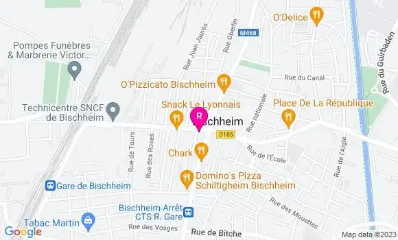 Localisation Pizzeria Papillon