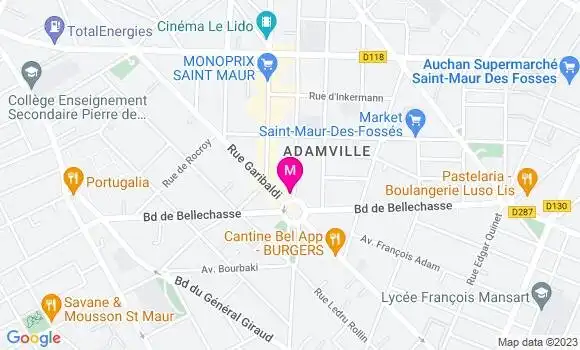 Localisation Restaurant  Marguerite