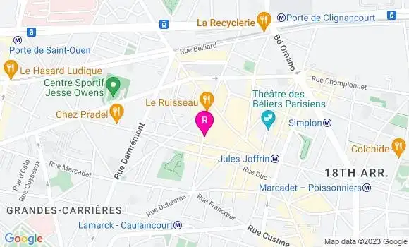 Localisation Restaurant  Chez Mariam