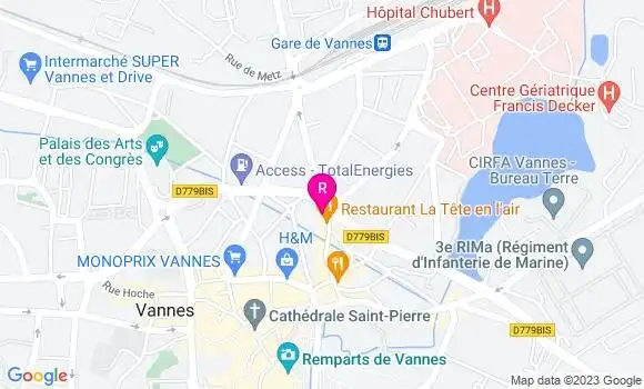 Localisation Restaurant  L