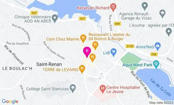 Localisation Restaurant  La Maison d