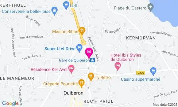 Localisation Restaurant  Au Bout du Bouchon