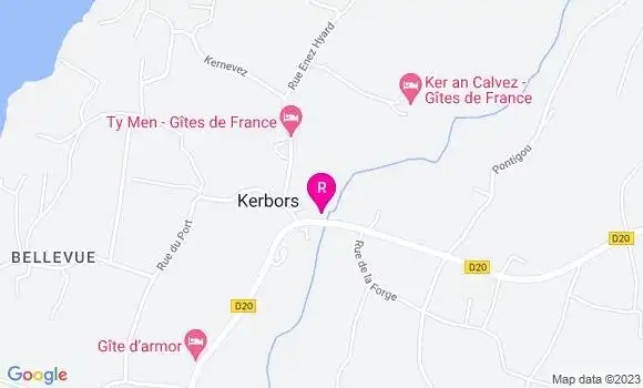 Localisation Restaurant  L