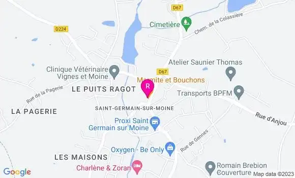 Localisation Restaurant  Marmite et Bouchons