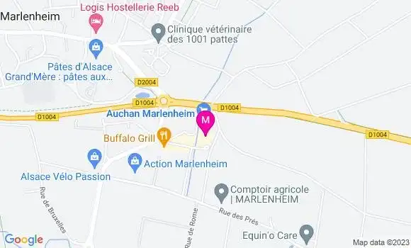 Localisation Brasserie L