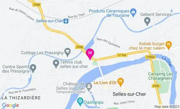 Localisation Restaurant  L