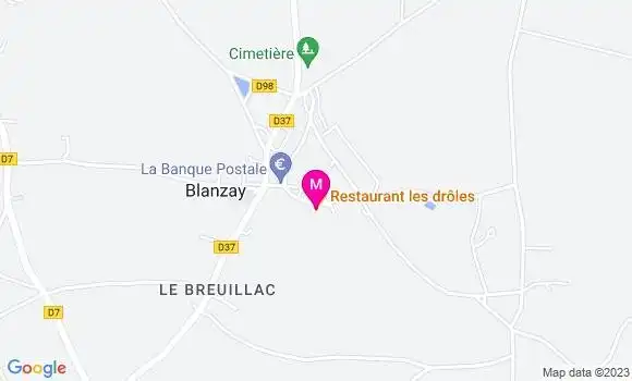 Localisation Restaurant  Les Drôles