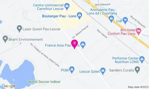 Localisation Brasserie Mets Gusto
