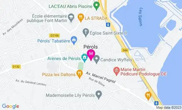 Localisation Restaurant  La P