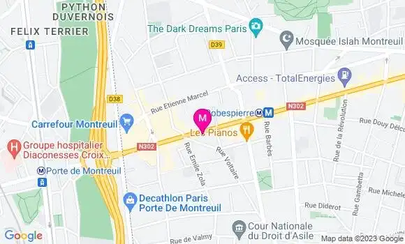 Localisation Restaurant Grill L