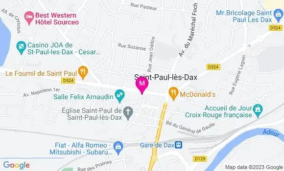 Localisation Restaurant  Le Temps d