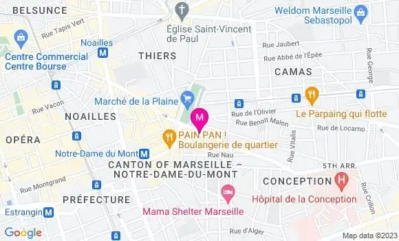 Localisation Restaurant  La Chola