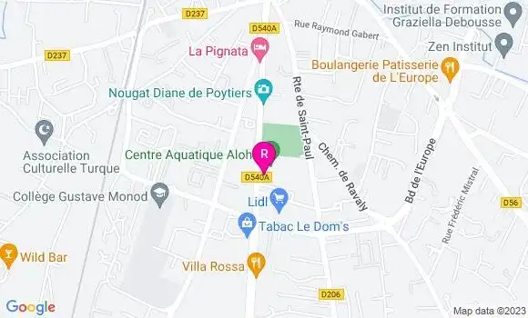 Localisation Restaurant  Le 115
