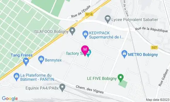 Localisation Restaurant  Factory 58