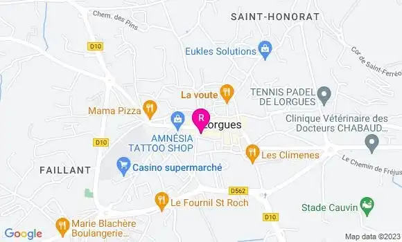 Localisation Restaurant  Antre