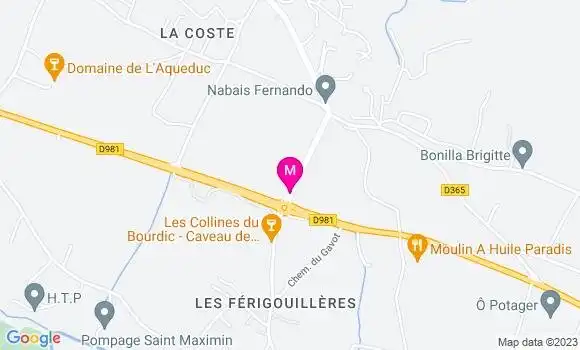 Localisation Restaurant  Le Cathéter