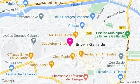 Localisation Restaurant  Gueuleton