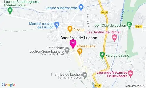 Localisation Restaurant  La Tute de l