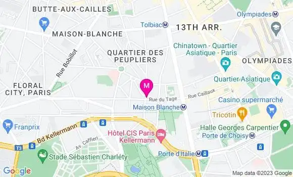 Localisation Restaurant  Populus