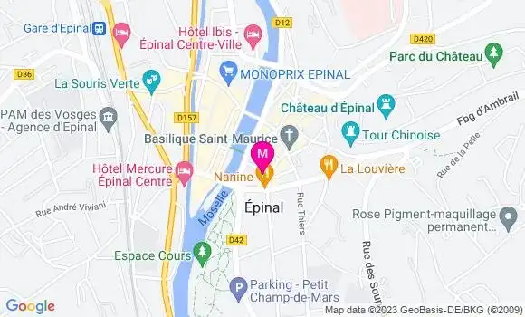 Localisation Restaurant  La Croix de Lorraine