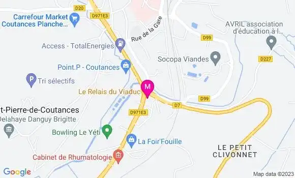 Localisation Restaurant Grill Le Relais du Viaduc